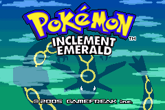 Pokemon : Inclement Emerald — Title screen