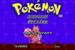 Pokemon : Lunares — Title screen
