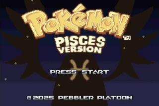 Pokemon Pisces — Title screen