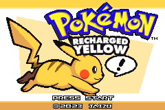 Pokemon : Recharged Yellow — Title screen