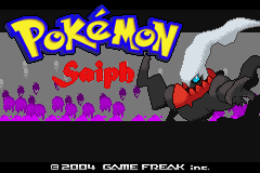 Pokemon : Saiph — Title screen
