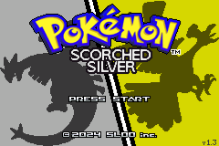 Pokemon : Scorched Silver — Title screen