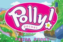 Polly Pocket! : Super Splash Island — Title screen
