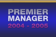 Premier Manager 2004-2005 — Title screen