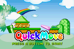 Quick Move — Title screen