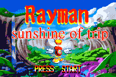 Rayman 4 — Title screen