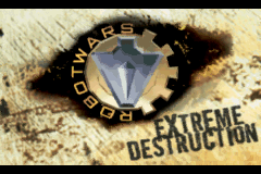 Robot Wars : Extreme Destruction — Title screen