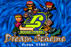Rocket Power : Dream Scheme — Title screen