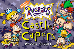 Rugrats : Castle Capers — Title screen