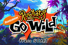 Rugrats : Go Wild — Title screen