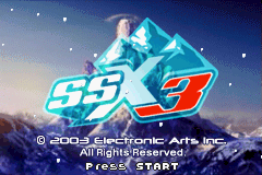 SSX 3 — Title screen
