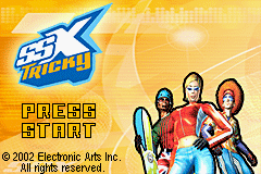 SSX Tricky — Title screen