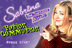 Sabrina : The Teenage Witch : Potion Commotion — Title screen