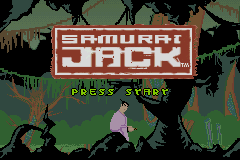 Samurai Jack : The Amulet of Time — Title screen