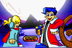 Santa Claus Jr. Advance — Title screen