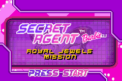 Secret Agent Barbie : Royal Jewels Mission — Title screen