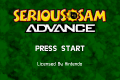 Serious Sam — Title screen