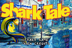 Shark Tale — Title screen