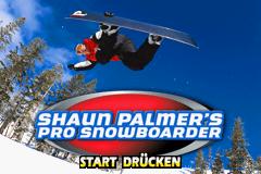 Shaun Palmer's Pro Snowboarder — Title screen