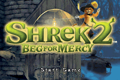 Shrek 2 : Beg for Mercy — Title screen