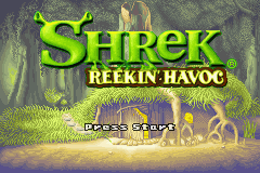 Shrek : Reekin' Havoc — Title screen