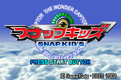 Snap Kid's — Title screen