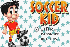 Soccer Kid — Title screen