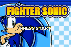 Sonic 3 - Fighter Sonic — Title screen