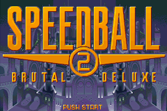 Speedball 2 : Brutal Deluxe — Title screen