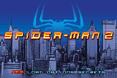Spider-Man 2 — Title screen