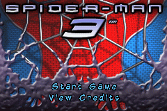 Spider-Man 3 — Title screen