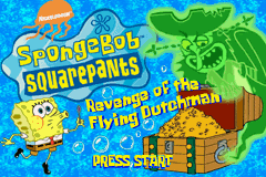 SpongeBob SquarePants : Revenge of the Flying Dutchman — Title screen