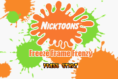 SpongeBob SquarePants and Friends in Freeze Frame Frenzy — Title screen