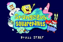 Spongebob Squarepants : Supersponge — Title screen