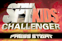 Spy Kids Challenger — Title screen
