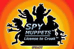 Spy Muppets : License to Croak — Title screen