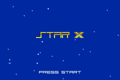Star X — Title screen