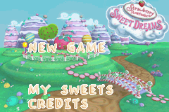 Strawberry Shortcake : Sweet Dreams — Title screen