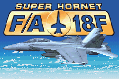 Super Hornet F/A-18F — Title screen