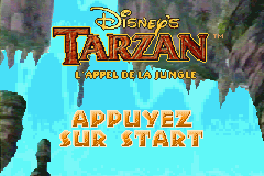 Tarzan : L'Appel de la Jungle — Title screen