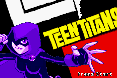 Teen Titans — Title screen