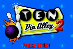 Ten Pin Alley 2 — Title screen