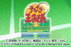 Tennis no Ouji-sama : Aim at the Victory! — Title screen