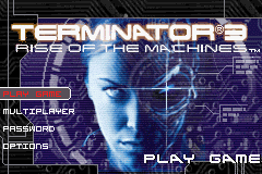 Terminator 3 : Rise of the Machines — Title screen