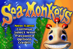 The Amazing Virtual Sea-Monkeys — Title screen