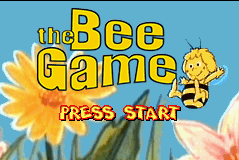 The Bee Game — Title screen