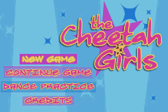 The Cheetah Girls — Title screen