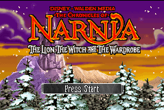The Chronicles of Narnia: The Lion, the Witch and the Wardrobe — Title screen