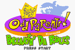 The Fairly OddParents! : Breakin' da Rules — Title screen