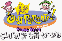 The Fairly OddParents! : Clash with the Anti-World — Title screen